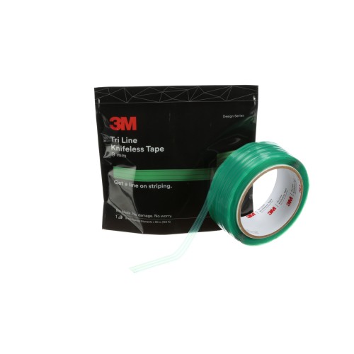 3M™ Tri Line Knifeless Tape, Green, 6 mm x 50 m 3M™ Tri Line Knifeless Tape, Green, 6 mm x 50 m